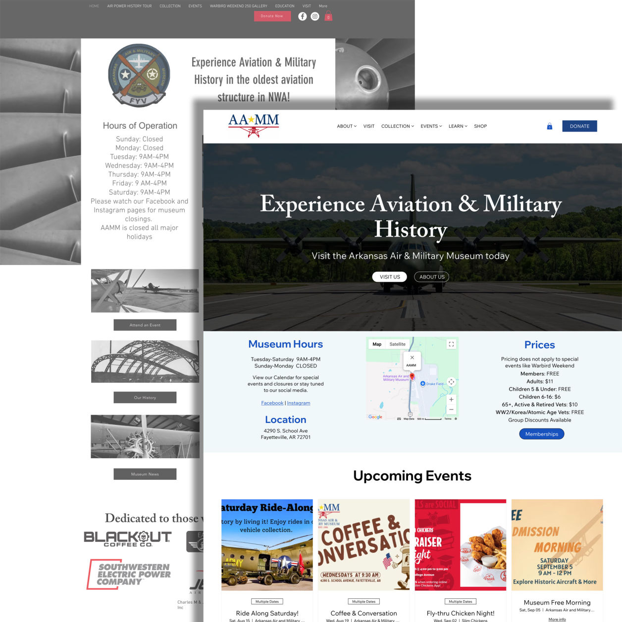 Arkansas Air & Military Site Change