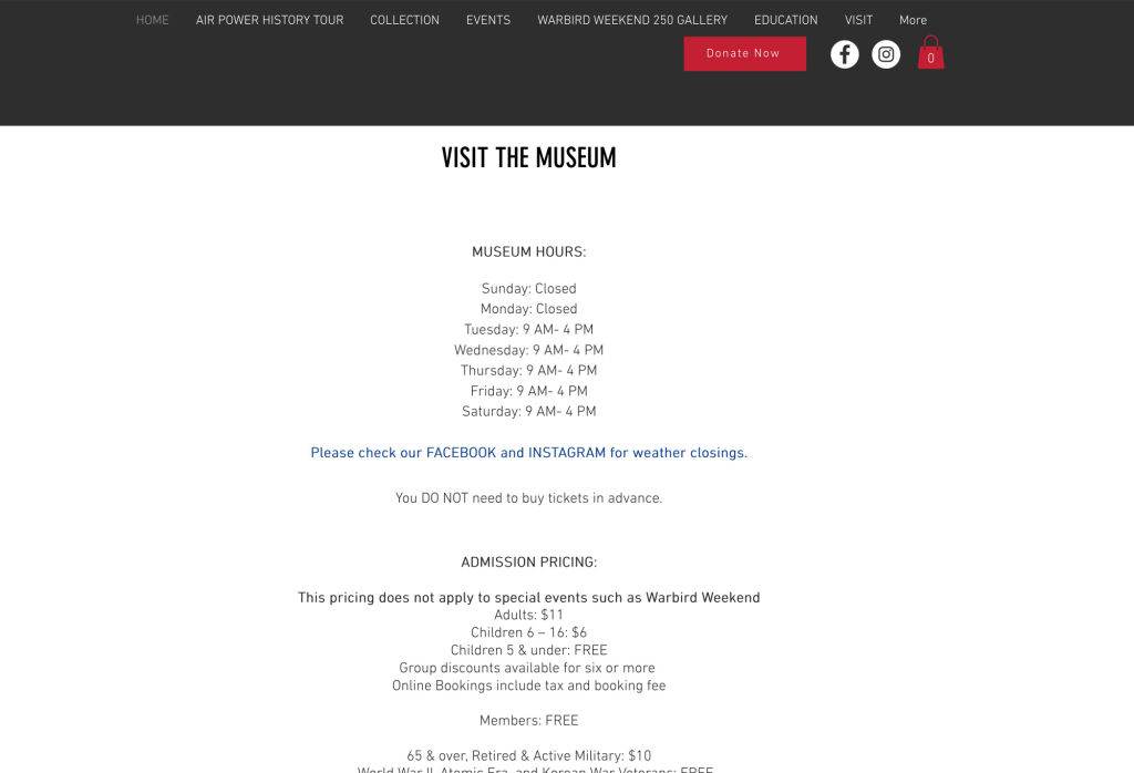 Visit Us Before